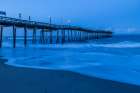 USA-North Carolina-Avon Atlantic Ocean at Avon Fishing Pier Art Print